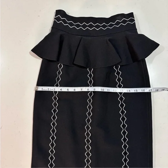 Alexander McQueen Stretch-Jersey Midi Skirt - Size S - Picture 13 of 16